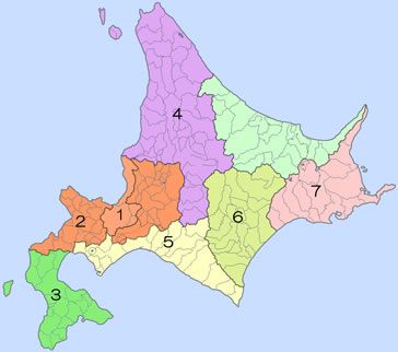 北海道地区別番号の画像