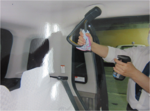 車内の消毒